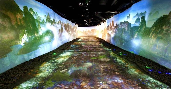 投影融合無縫拼接大屏幕顯示系統施工